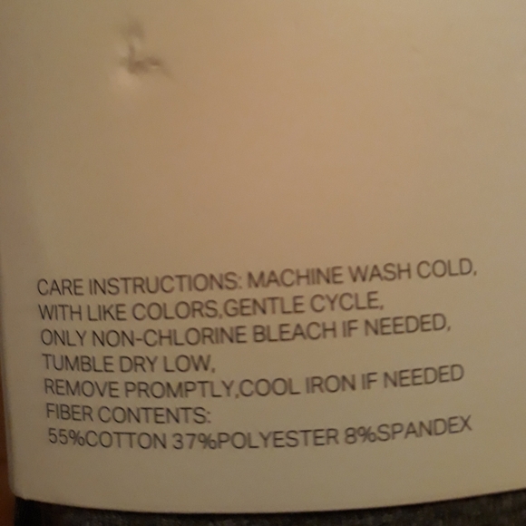 Westend Women's XL Leggings Grey cotton ankle length NEW - Picture 6 of 12